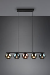 Trio Sheldon Lámpara colgante 5 luces multicolor 31305017