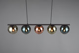 Trio Sheldon Lámpara colgante 5 luces multicolor 31305017