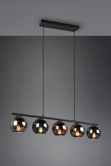 Trio Sheldon Lámpara colgante 5 luces multicolor 31305017