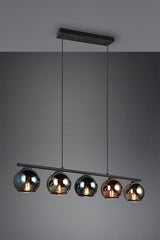 Trio Sheldon Lámpara colgante 5 luces multicolor 31305017