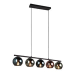 Trio Sheldon Lámpara colgante 5 luces multicolor 31305017
