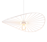 Lámpara de techo colgante Trio Chapeau LED blanco mate 2700K 150cm R31451031