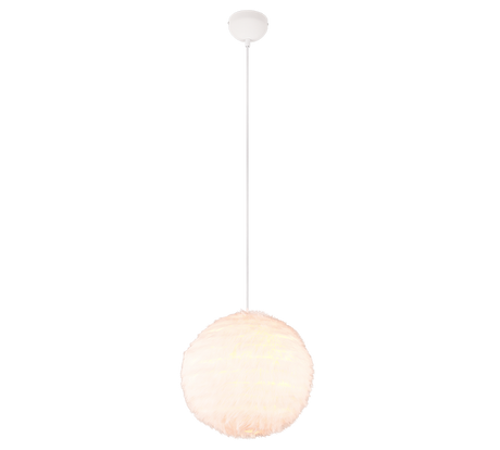 Lámpara de techo colgante Trio Furry LED blanco 3000K 150cm R31581001