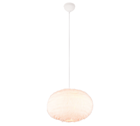 Lámpara de techo colgante Trio Furry LED blanco 3000K 150cm R31581901