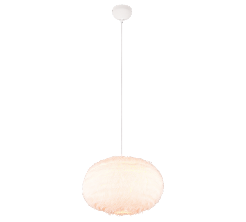 Lámpara de techo colgante Trio Furry LED blanco 3000K 150cm R31581901