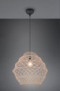 Lámpara de techo colgante Trio Hive LED negro mate 2700K 150cm R31681036