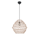 Lámpara de techo colgante Trio Hive LED negro mate 2700K 150cm R31681036
