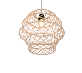 Lámpara de techo colgante Trio Hive LED negro mate 2700K 150cm R31681936