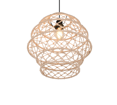 Lámpara de techo colgante Trio Hive LED negro mate 2700K 150cm R31681936