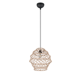 Lámpara de techo colgante Trio Hive LED negro mate 2700K 150cm R31681936