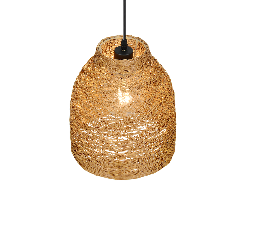 Lámpara de techo colgante Trio Joeline LED negro mate 2700K 150cm R31731026