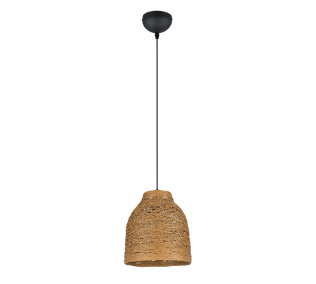Lámpara de techo colgante Trio Joeline LED negro mate 2700K 150cm R31731026