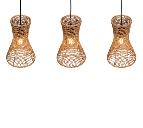 Lámpara de techo colgante Trio Bijou 3 luces negro mate 150cm R31833026 - vista 3