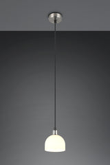Lámpara de techo colgante Trio Molly LED níquel mate 3000K 150cm R31861007