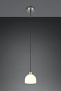 Lámpara de techo colgante Trio Molly LED níquel mate 3000K 150cm R31861007