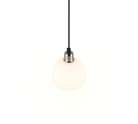 Lámpara de techo colgante Trio Molly LED níquel mate 3000K 150cm R31861007