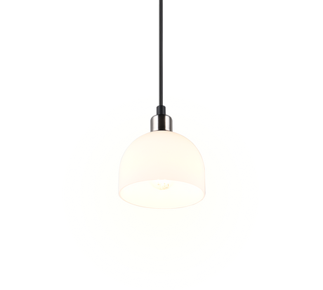 Lámpara de techo colgante Trio Molly LED níquel mate 3000K 150cm R31861007
