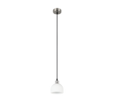 Lámpara de techo colgante Trio Molly LED níquel mate 3000K 150cm R31861007
