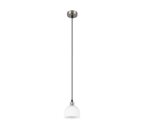 Lámpara de techo colgante Trio Molly LED níquel mate 3000K 150cm R31861007