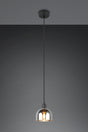 Lámpara de techo colgante Trio Molly LED negro mate 2700K 150cm R31861032