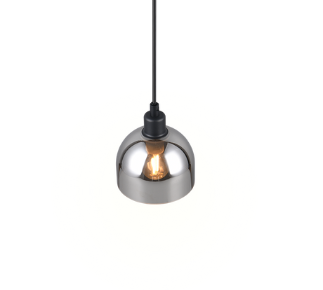 Lámpara de techo colgante Trio Molly LED negro mate 2700K 150cm R31861032