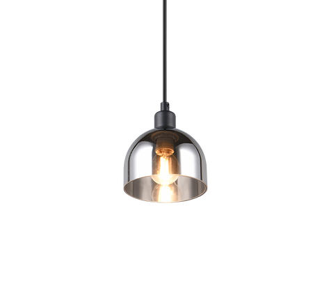 Lámpara de techo colgante Trio Molly LED negro mate 2700K 150cm R31861032