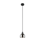 Lámpara de techo colgante Trio Molly LED negro mate 2700K 150cm R31861032