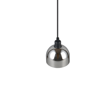 Lámpara de techo colgante Trio Molly LED negro mate 2700K 150cm R31861032