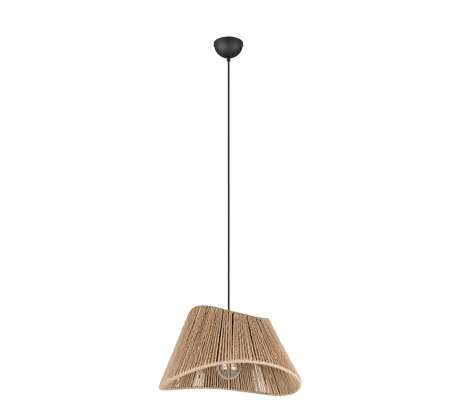 Lámpara de techo colgante Trio Valerie LED negro mate 2700K 150cm R31881036