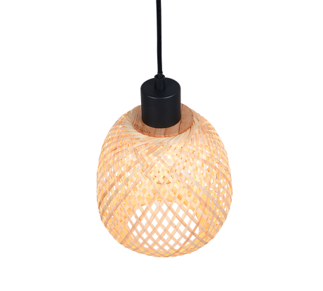 Lámpara de techo colgante Trio Amelie LED negro mate 2700K 150cm R31941036