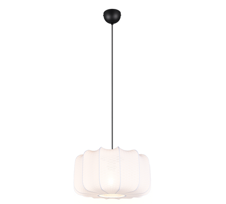 Lámpara de techo colgante Trio Madeline negro mate 150cm R31971901