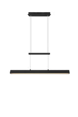 Trio Paros Lámpara colgante LED de metal estera negra R32043132