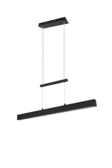 Trio Paros Lámpara colgante LED de metal estera negra R32043132
