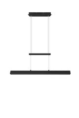 Trio Paros Lámpara colgante LED de metal estera negra R32043132