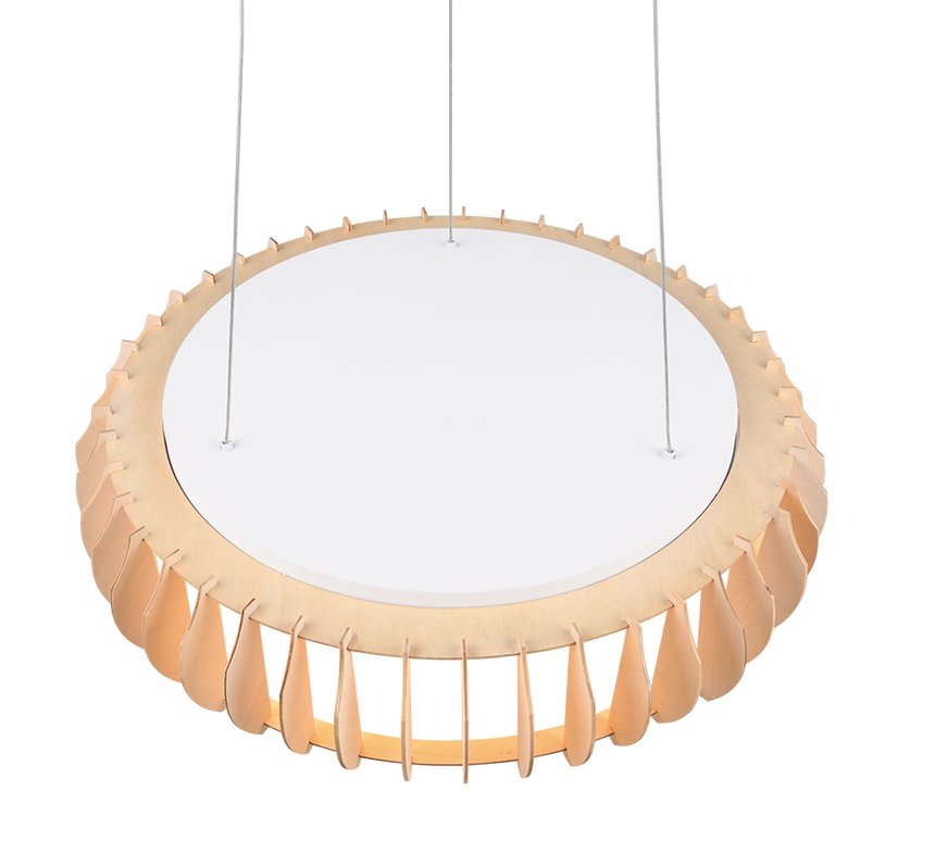 Lámpara de techo colgante Trio Monte LED blanco CCT 150cm R32171930