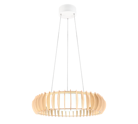 Lámpara de techo colgante Trio Monte LED blanco CCT 150cm R32171930