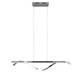 Lámpara de techo colgante Trio Isabel LED cromo 4000K 150cm R32201106