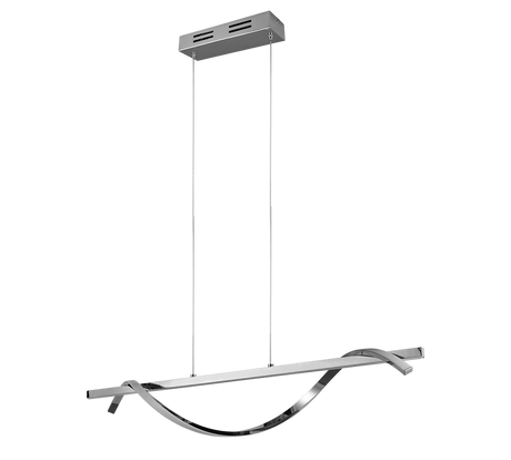 Lámpara de techo colgante Trio Isabel LED cromo 4000K 150cm R32201106