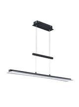Trio Smash Lámpara colgante LED de metal estera negra R32421132