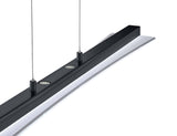 Trio Smash Lámpara colgante LED de metal estera negra R32421132