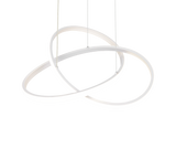 Lámpara de techo colgante Trio Mansa LED blanco mate 4000K 150cm R33111131