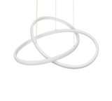 Lámpara de techo colgante Trio Mansa LED blanco mate 4000K 150cm R33111131