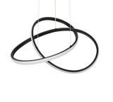 Lámpara de techo colgante Trio Mansa LED negro mate 3000K 150cm R33111132