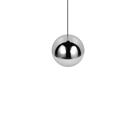 Lámpara de techo colgante Trio Senta LED cromo 4000K 150cm R33551106