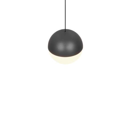 Lámpara de techo colgante Trio Senta LED antracita 3000K 150cm R33551142