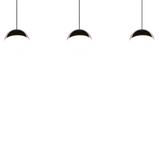Lámpara de techo colgante Trio Senta LED cromo 4000K 150cm R33553106