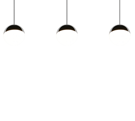 Lámpara de techo colgante Trio Senta LED cromo 4000K 150cm R33553106