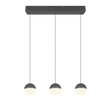 Lámpara de techo colgante Trio Senta LED antracita 3000K 150cm R33553142