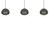 Lámpara de techo colgante Trio Senta LED antracita 3000K 150cm R33553142