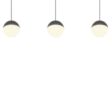 Lámpara de techo colgante Trio Senta LED antracita 3000K 150cm R33553142